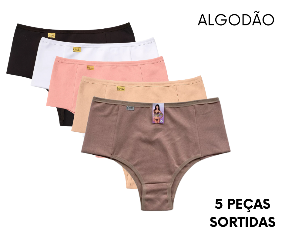 Calcinha Cinta Modeladora Cós Alto E Duplo Compressão - Isabela