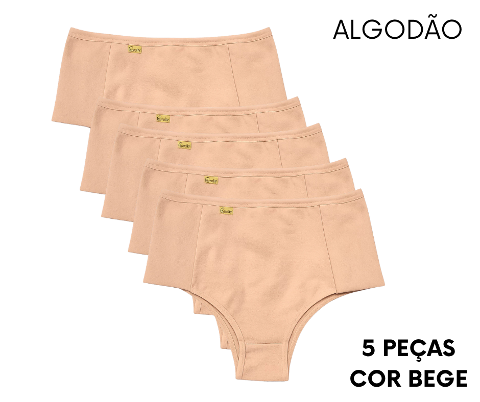 Calcinha Cinta Modeladora Cós Alto E Duplo Compressão - Isabela