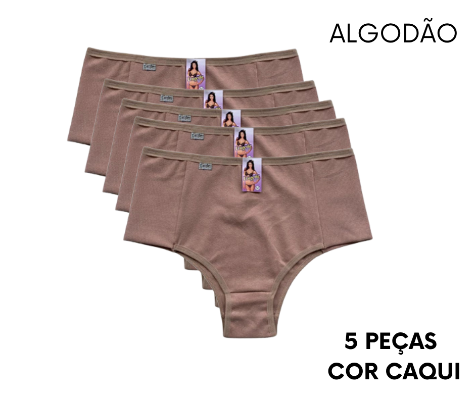 Calcinha Cinta Modeladora Cós Alto E Duplo Compressão - Isabela