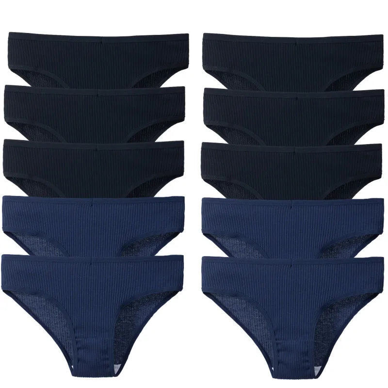 Kit de Calcinhas 100% Algodão (COMPRE 5 LEVE 10)