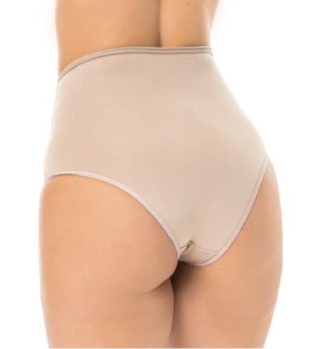 Kit 2 Calcinha Cintura Alta Forro 100% Algodão Frente Dupla Forro 100% Algodão - Gazania