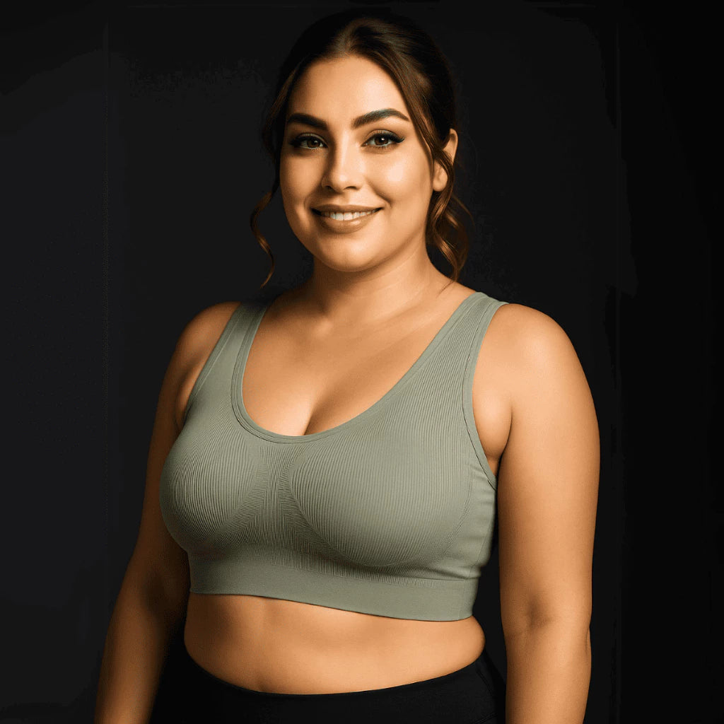 3 Sutiãs Plus Size Bojo Removível Top Regata Cropped Não Marca EXG Reforçado 46 ao 54