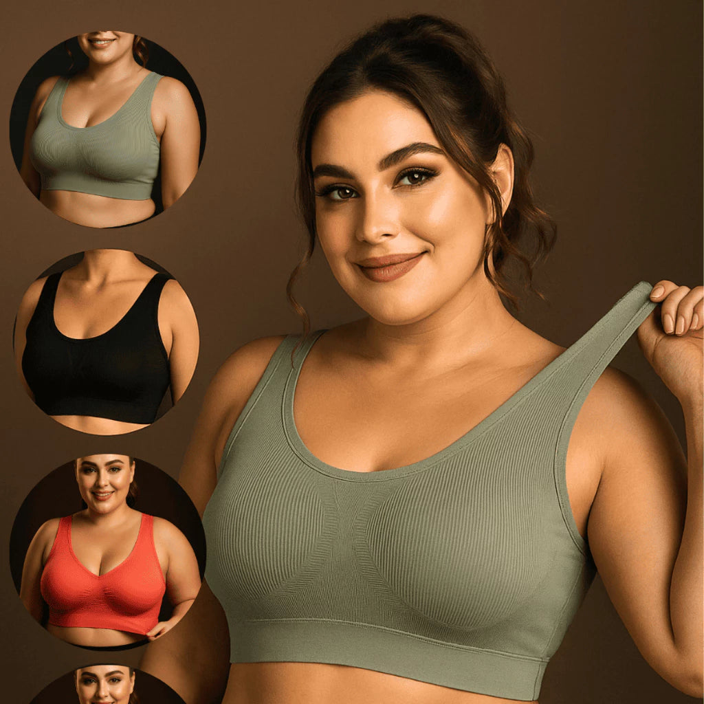 3 Sutiãs Plus Size Bojo Removível Top Regata Cropped Não Marca EXG Reforçado 46 ao 54